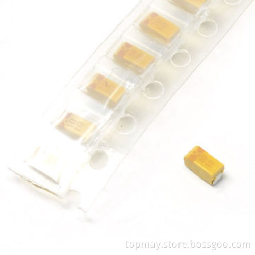 Tantalum Capacitor with 4 to 50V Rated Voltage, Suitable for Military Equipments and Computers